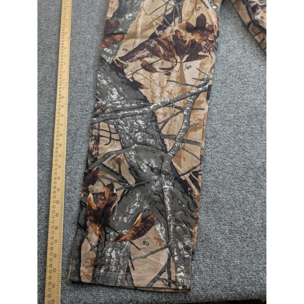 Wrangler Pants Mens 38x32 Brown Camo Hunting‎ Outdoor 5 Pocket Jeans Workwear